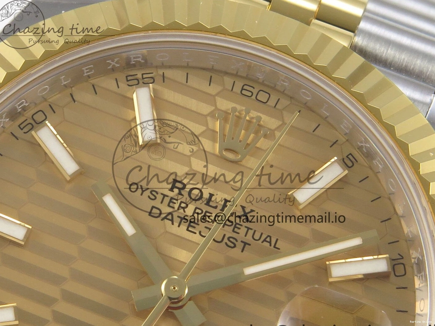 0226 TravelReady DateJust 41 126333 SS YG ARF 1:1 Best Edition YG Texture Stick Dial on Jubilee Bracelet SH3235 (Weighted) 217